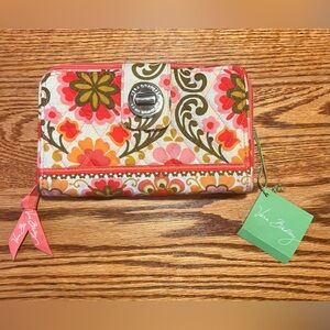 Vera Bradley Turn Lock Wallet Folkloric